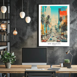 Los Angeles Vibes Poster PosterGoat