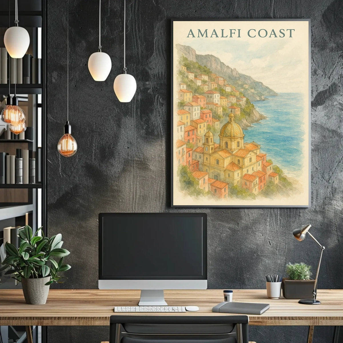 Amalfi Coast Dreamscape Poster