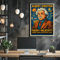 Albert Einstein Theory Of Relativity Poster
