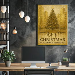 Christmas In Manhattan Poster