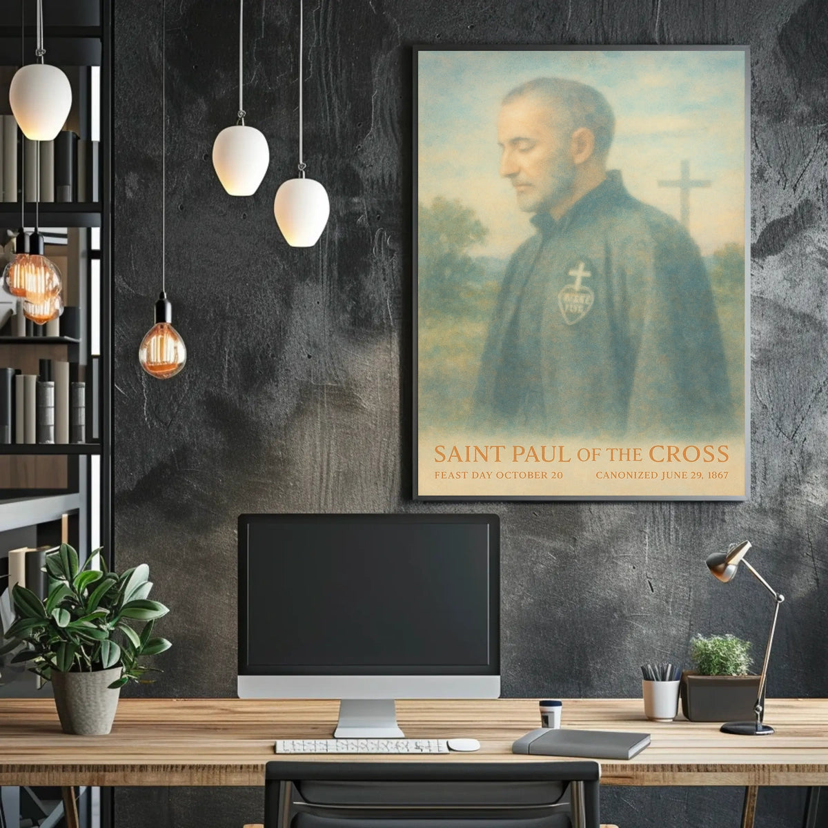 Saint Paul Of The Cross Poster