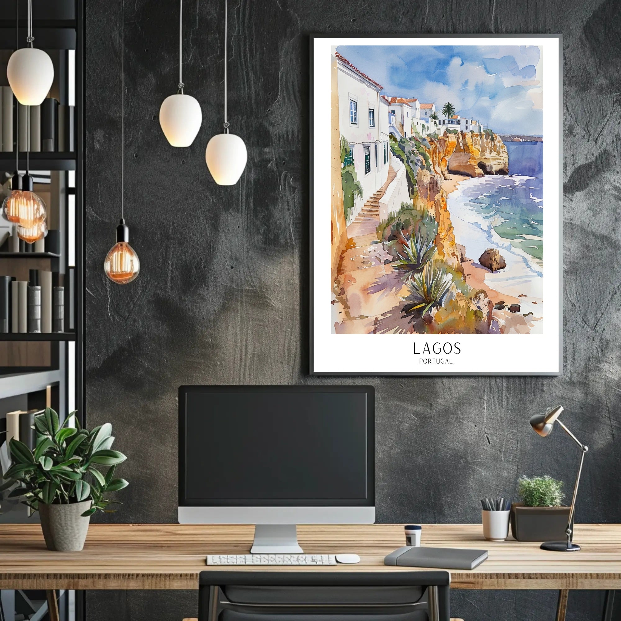 Lagos Portugal Scenic View Travel Poster PosterGoat