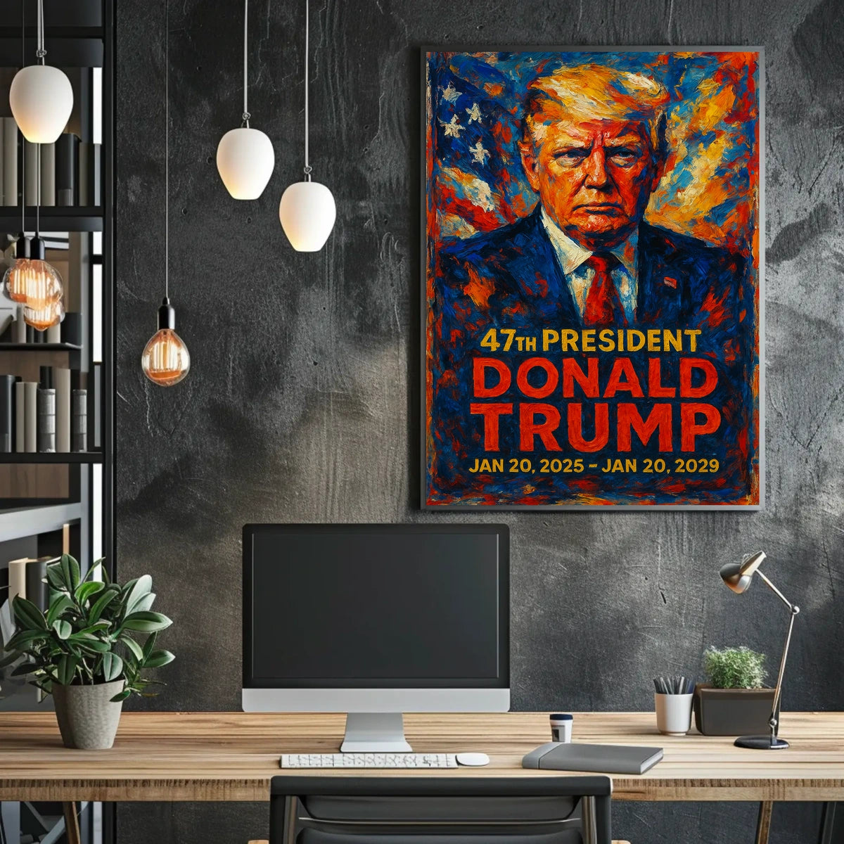 Donald Trump Visionary American Spirit Poster