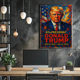 Donald Trump Visionary American Spirit Poster