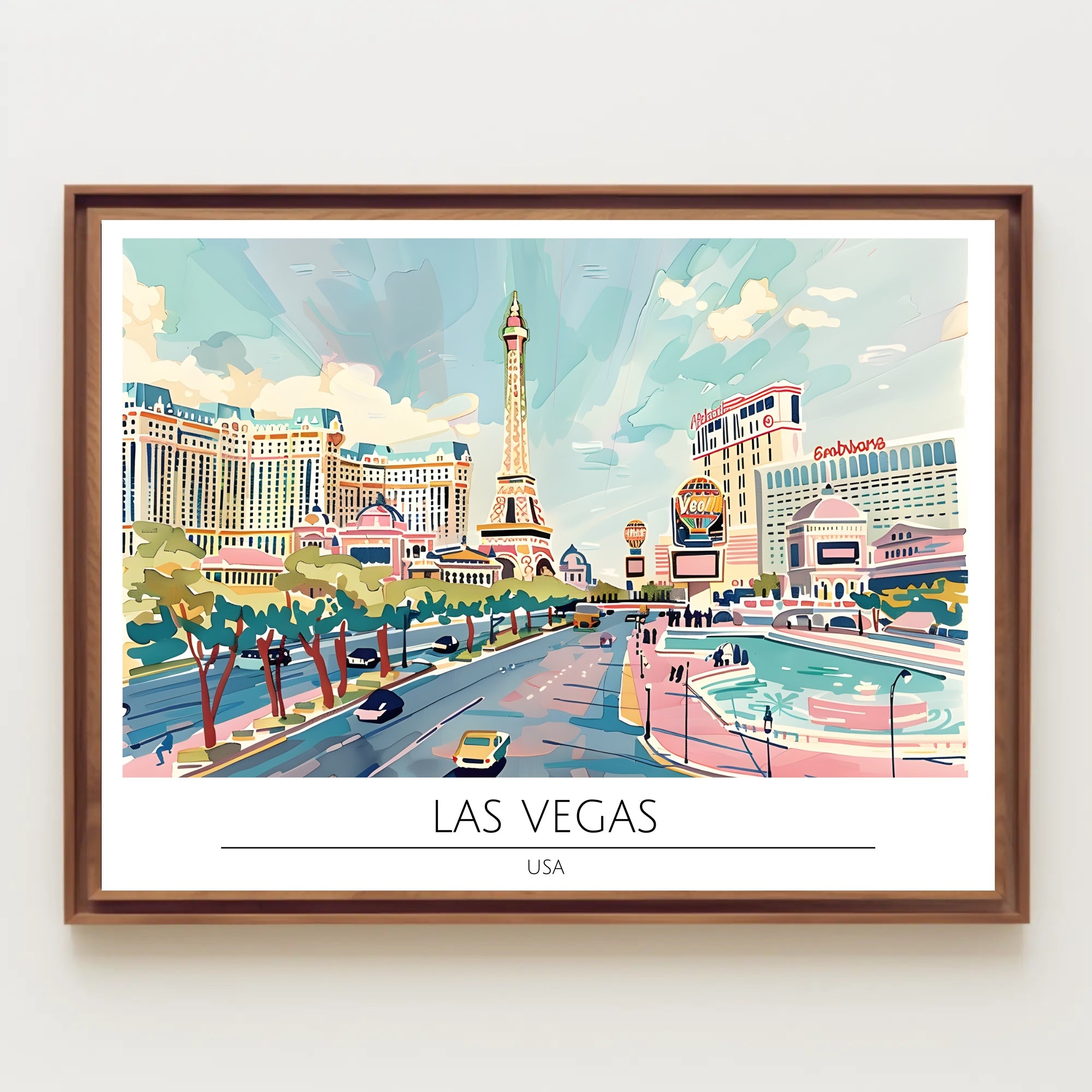 Vibrant Las Vegas Poster