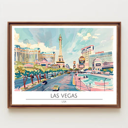 Vibrant Las Vegas Poster