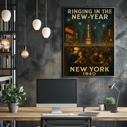 Ringing in the New Year New York 1940 Poster