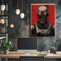 Futuristic Robot Design Poster