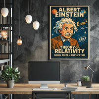 Albert Einstein Theory Of Relativity Poster
