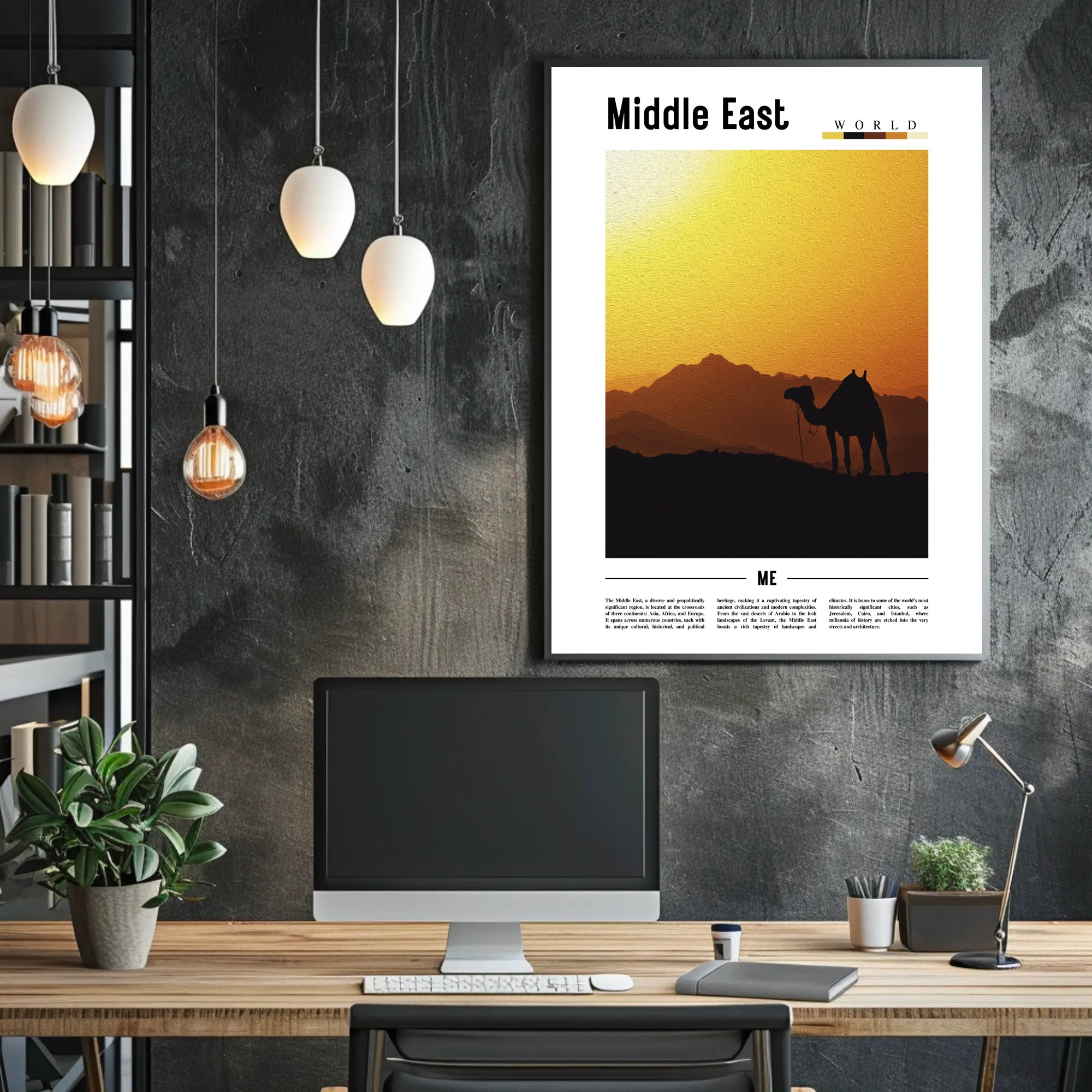 Middle Eastern Heritage Celebration Cultural or Heritage Poster PosterGoat