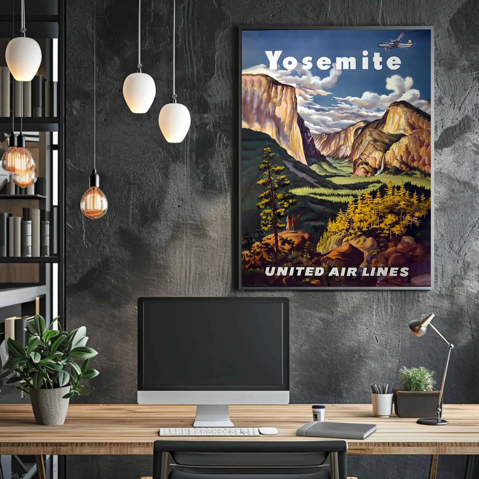 Yosemite National Park Adventure View National Park Poster