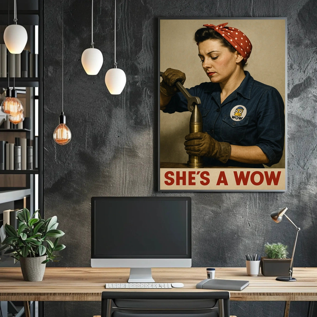 Shes a WOW Poster
