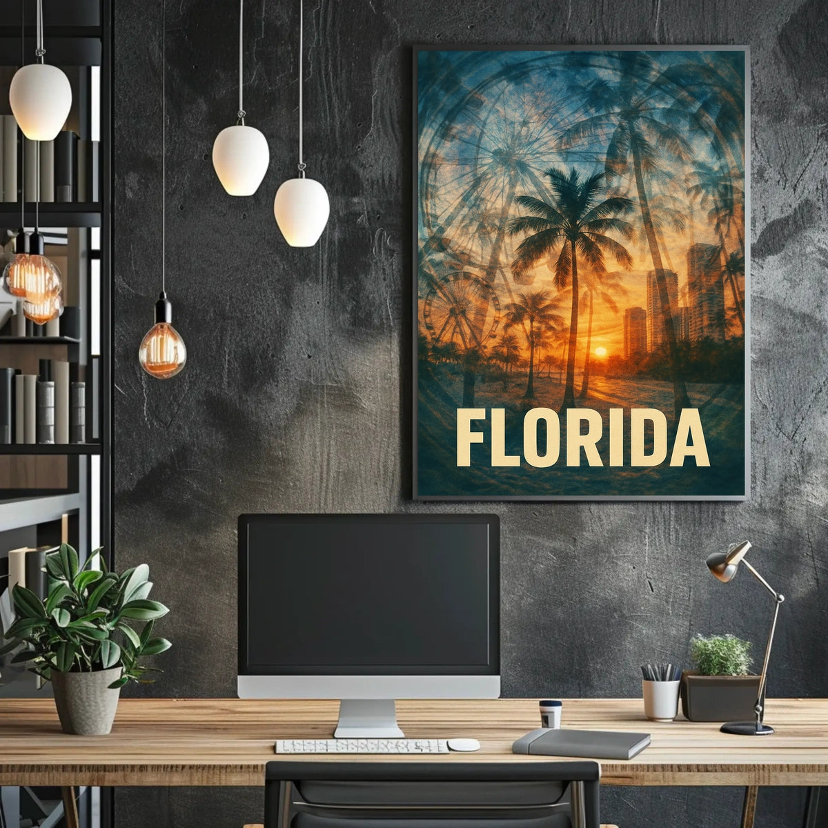 Florida Sunset Vibes Poster