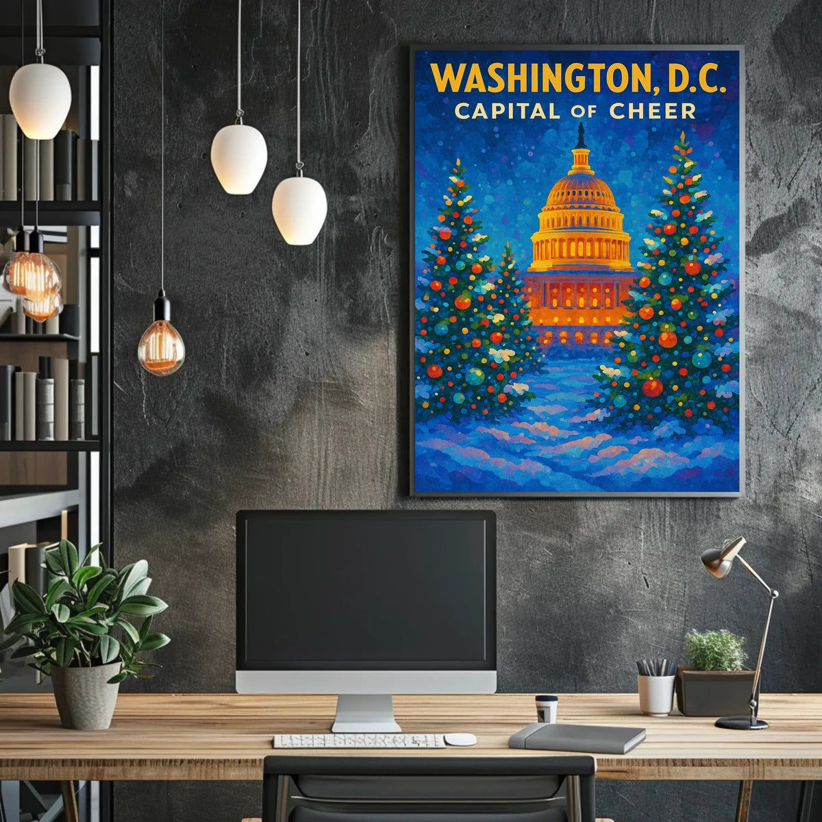 Washington, D.C. Capital Of Cheer Poster