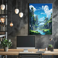 Enchanted Sky Bridges Poster