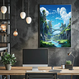 Enchanted Sky Bridges Poster