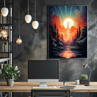 Celestial Launch Poster