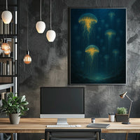 Enchanted Jellyfish Poster