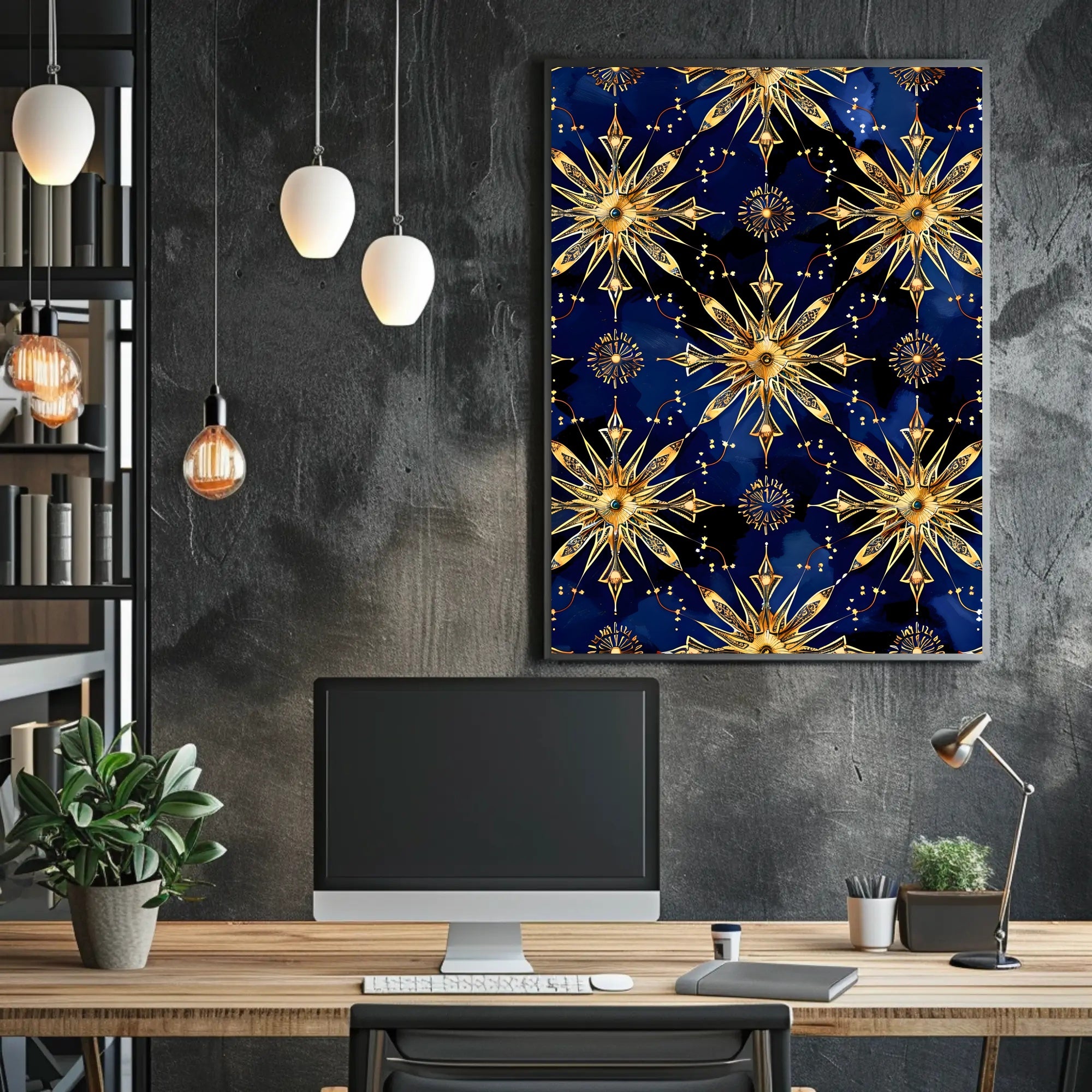 Celestial Elegance Art Print: Space or Astronomy Poster