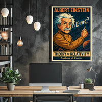 Albert Einstein Theory Of Relativity Poster