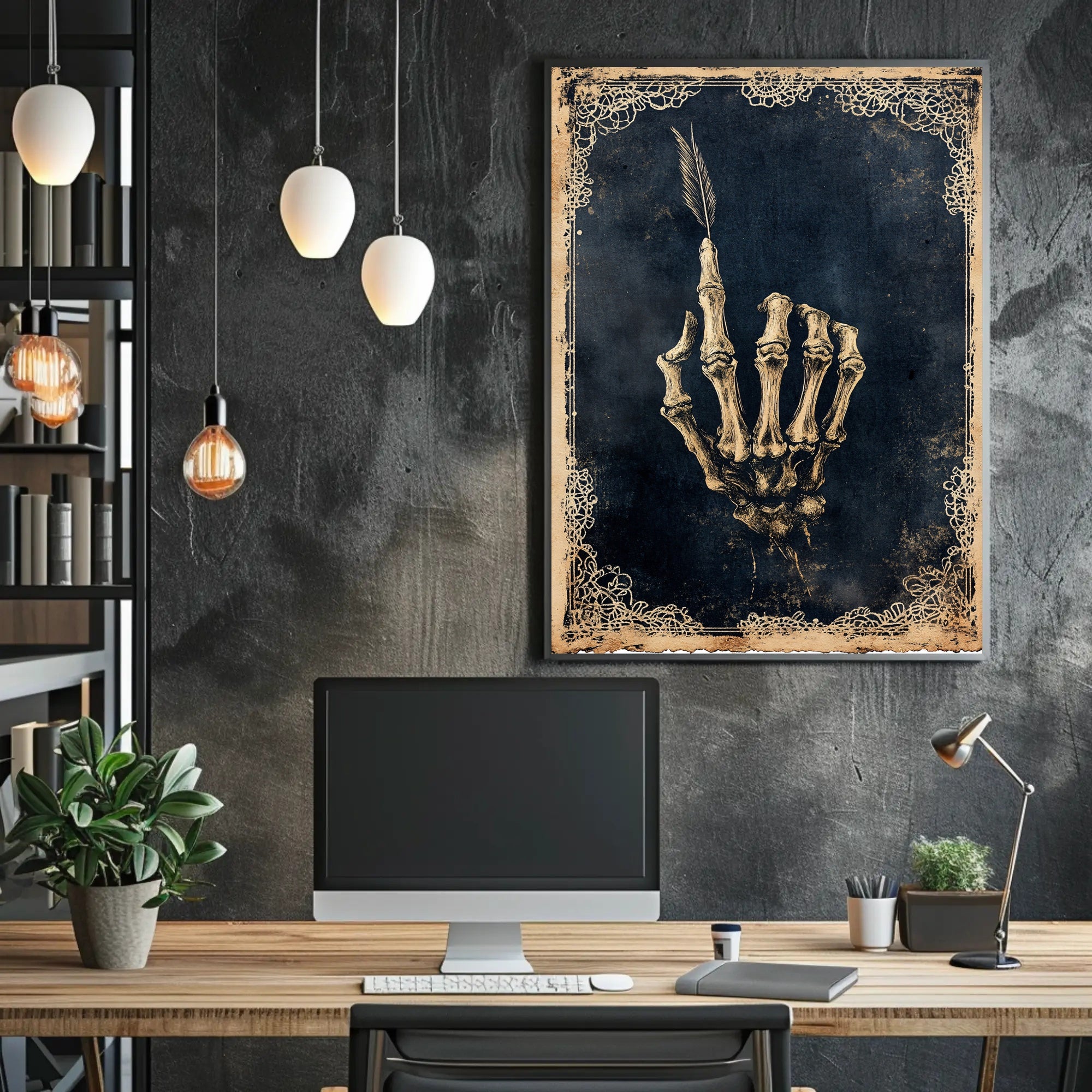 SkeletonS Quill Poster