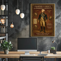 The Marquis De Lafayette Hero Of Two Poster