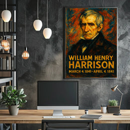William Henry Harrison 9Th President Poster