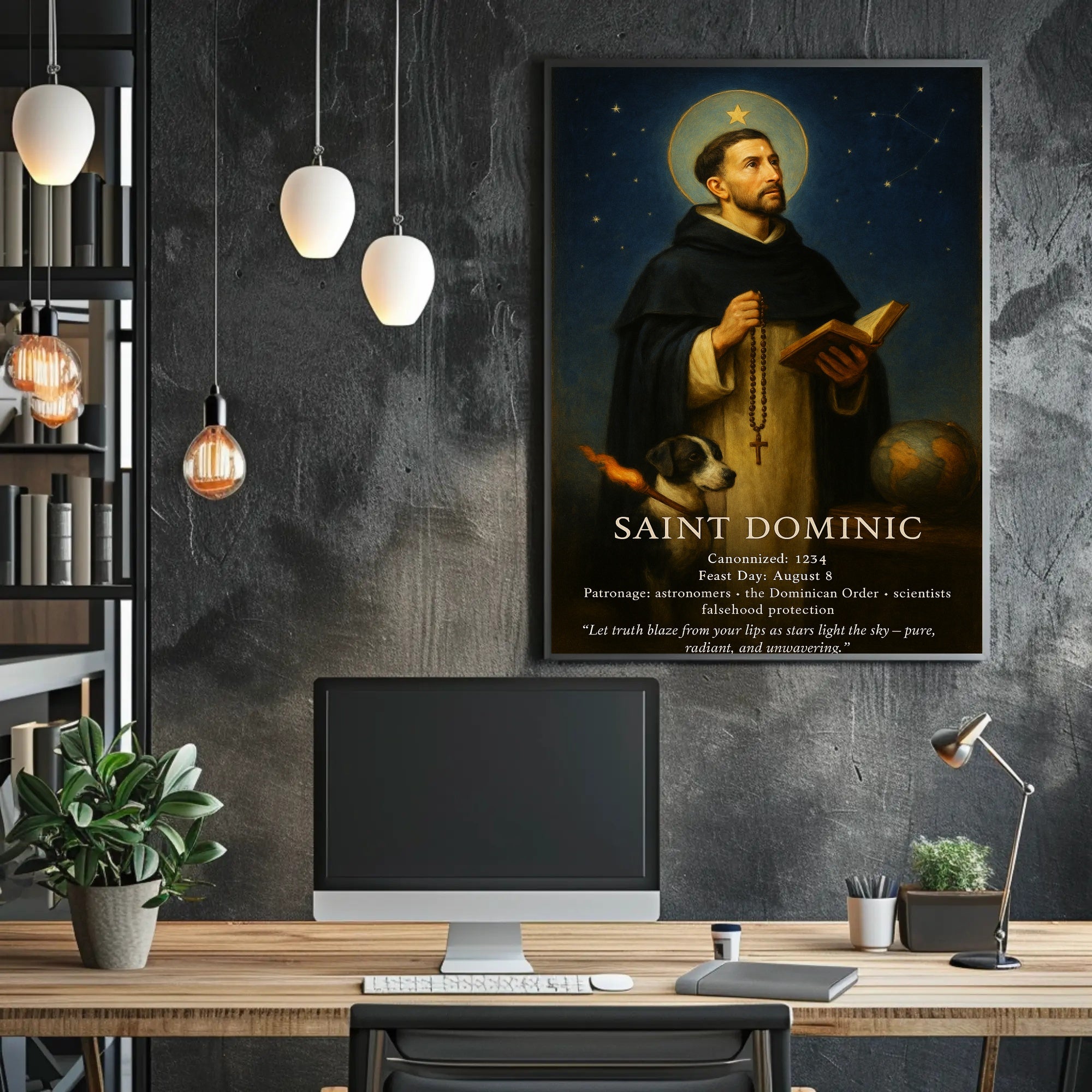 Saint Dominic Poster PosterGoat