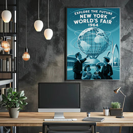 Explore the Future - New York World's Fair 1964 Poster PosterGoat