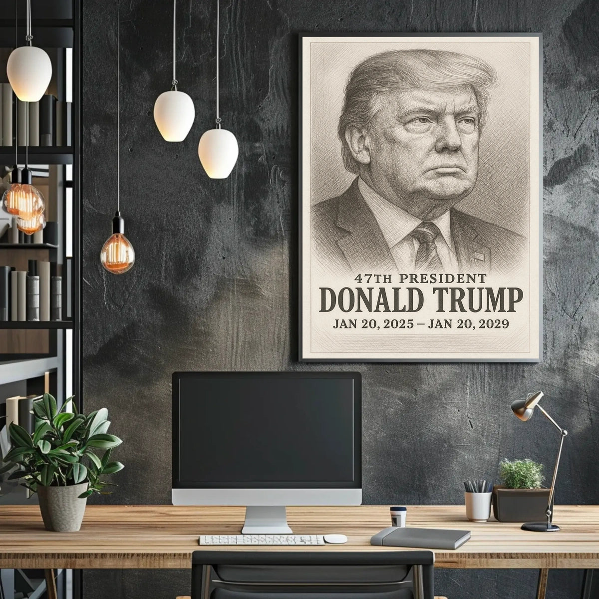 Trump 47th President Historical or Presidential Poster