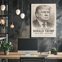 Trump 47th President Historical or Presidential Poster