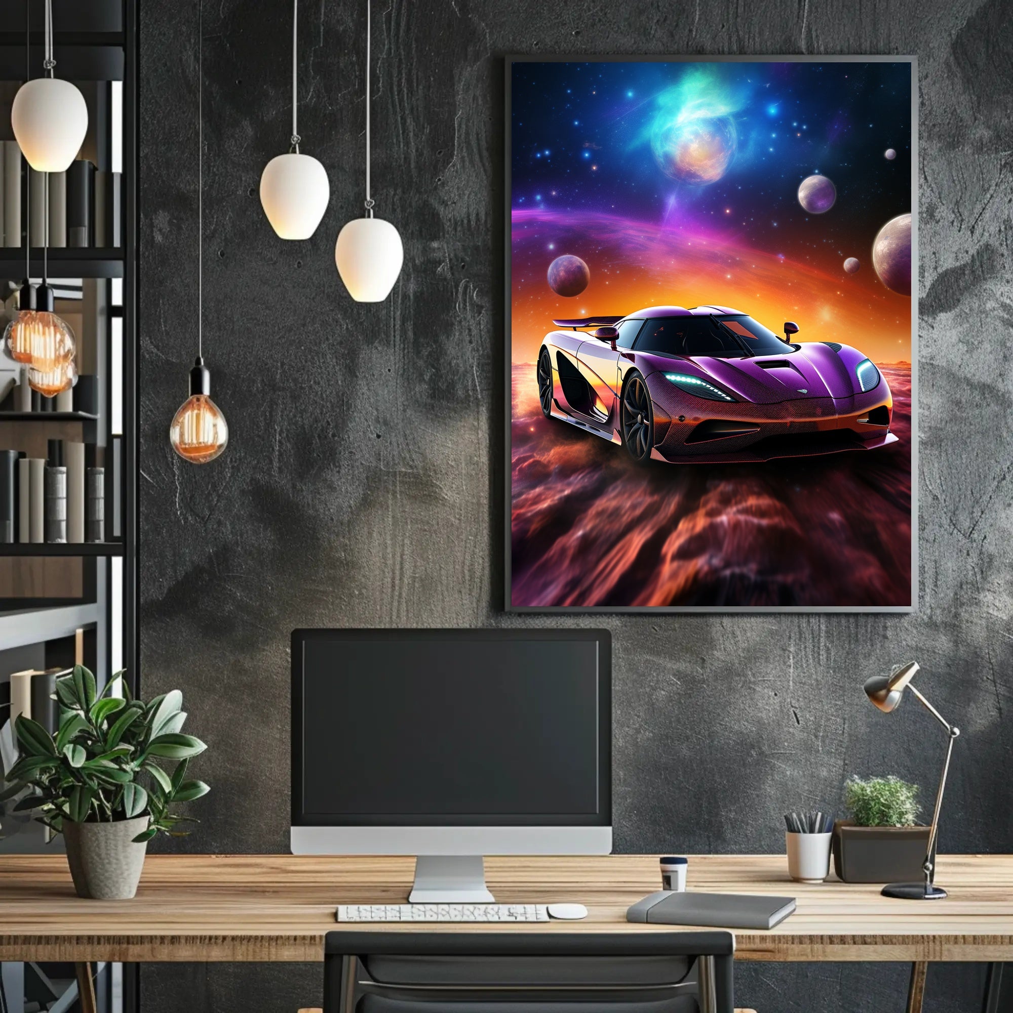 Cosmic Drive Poster PosterGoat