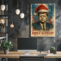 John F. Kennedy 35th President of the United States Christmas SeriesPoster