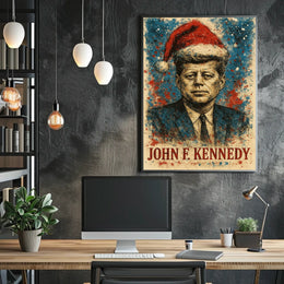 John F. Kennedy 35th President of the United States Christmas SeriesPoster