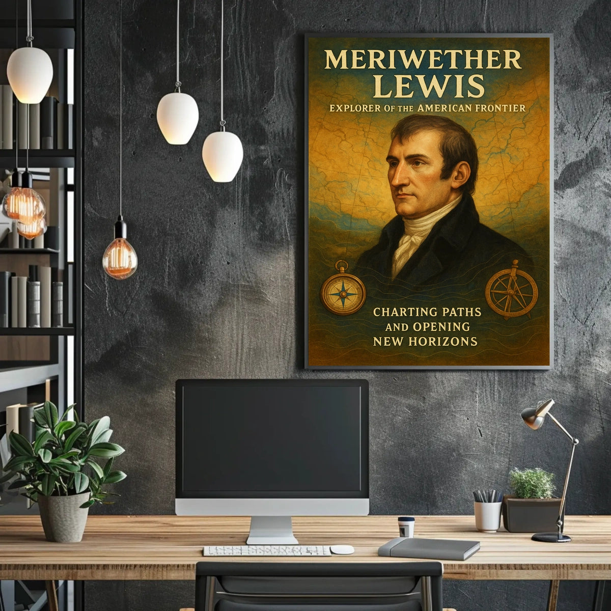 Meriwether Lewis Explorer of the American Frontier Poster