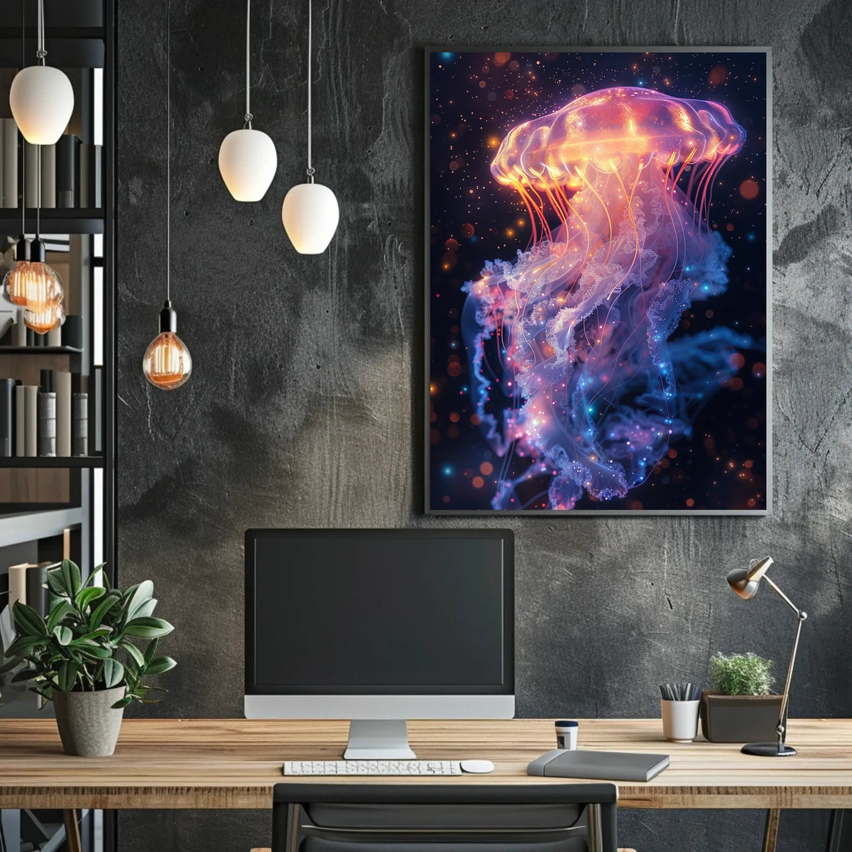 Enchanted Jellyfish Poster