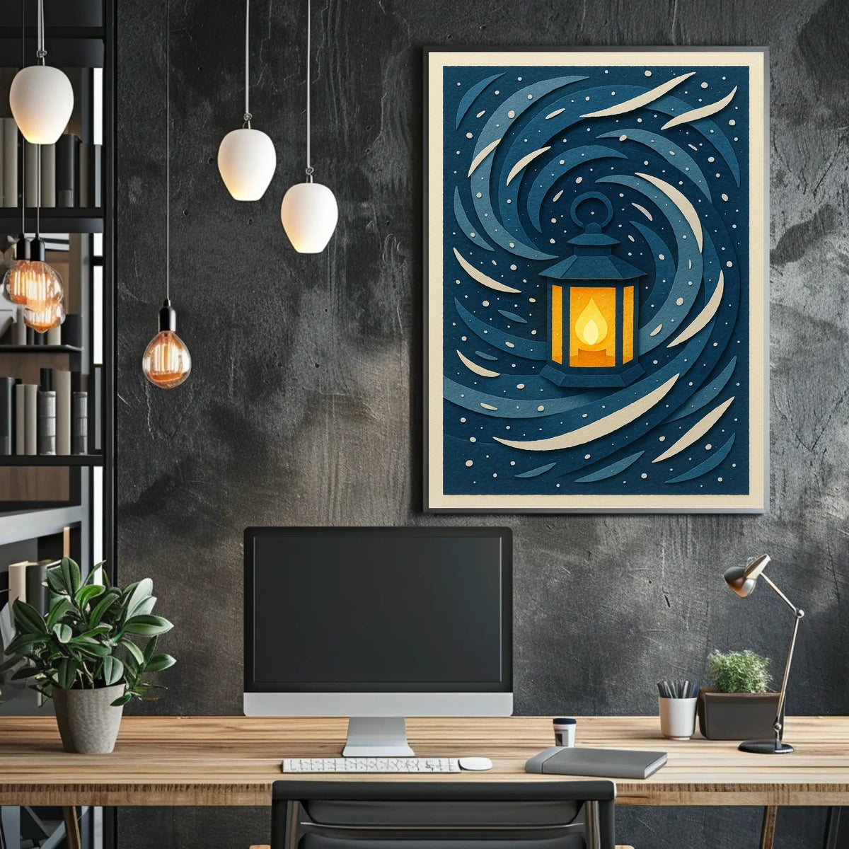 Guiding Light in the Storm Poster