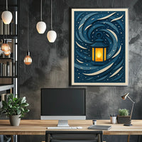 Guiding Light in the Storm Poster