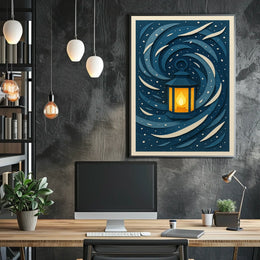 Guiding Light in the Storm Poster