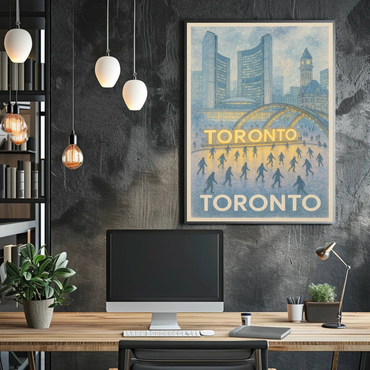Winter in Toronto Poster