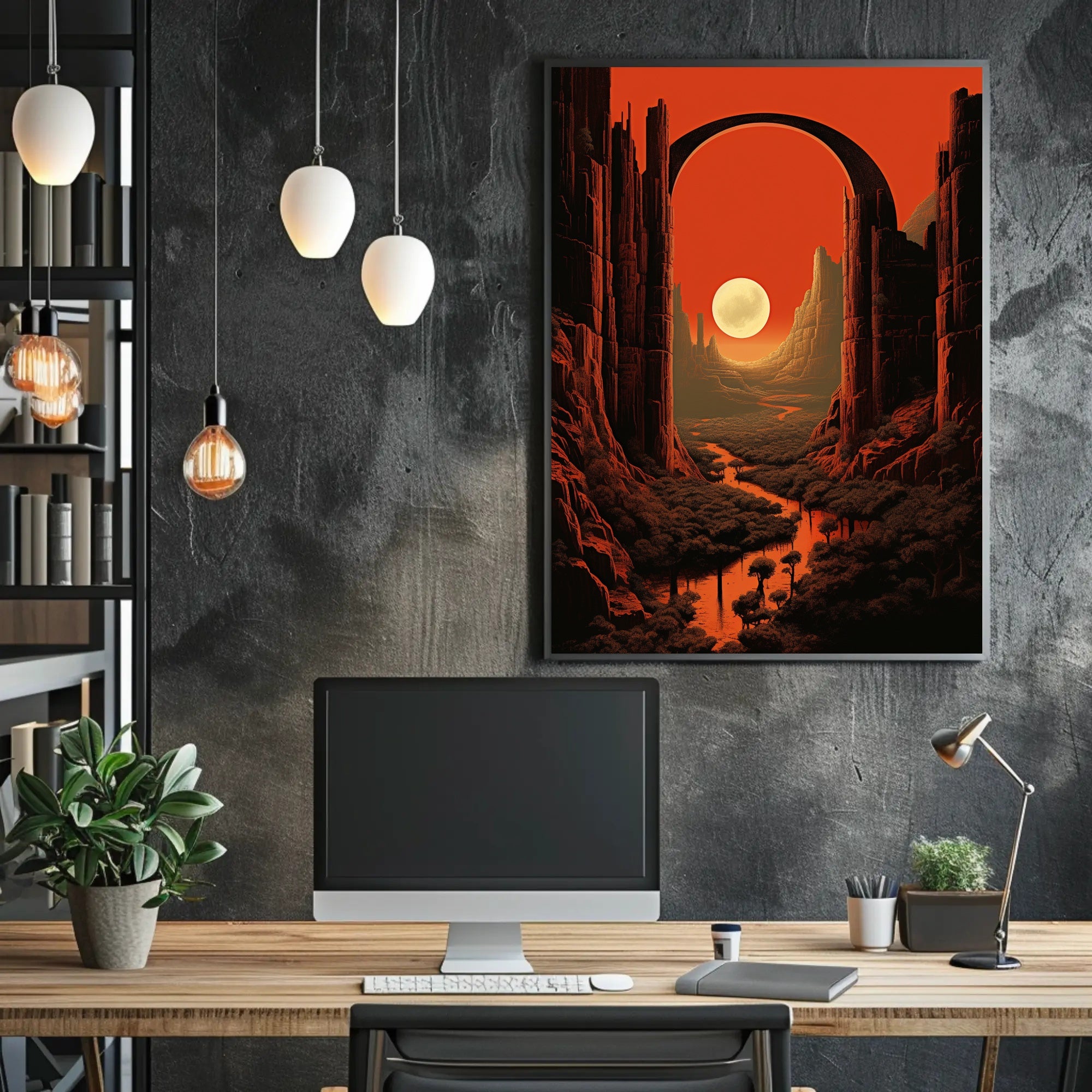 The Enchanted Canyon Poster PosterGoat