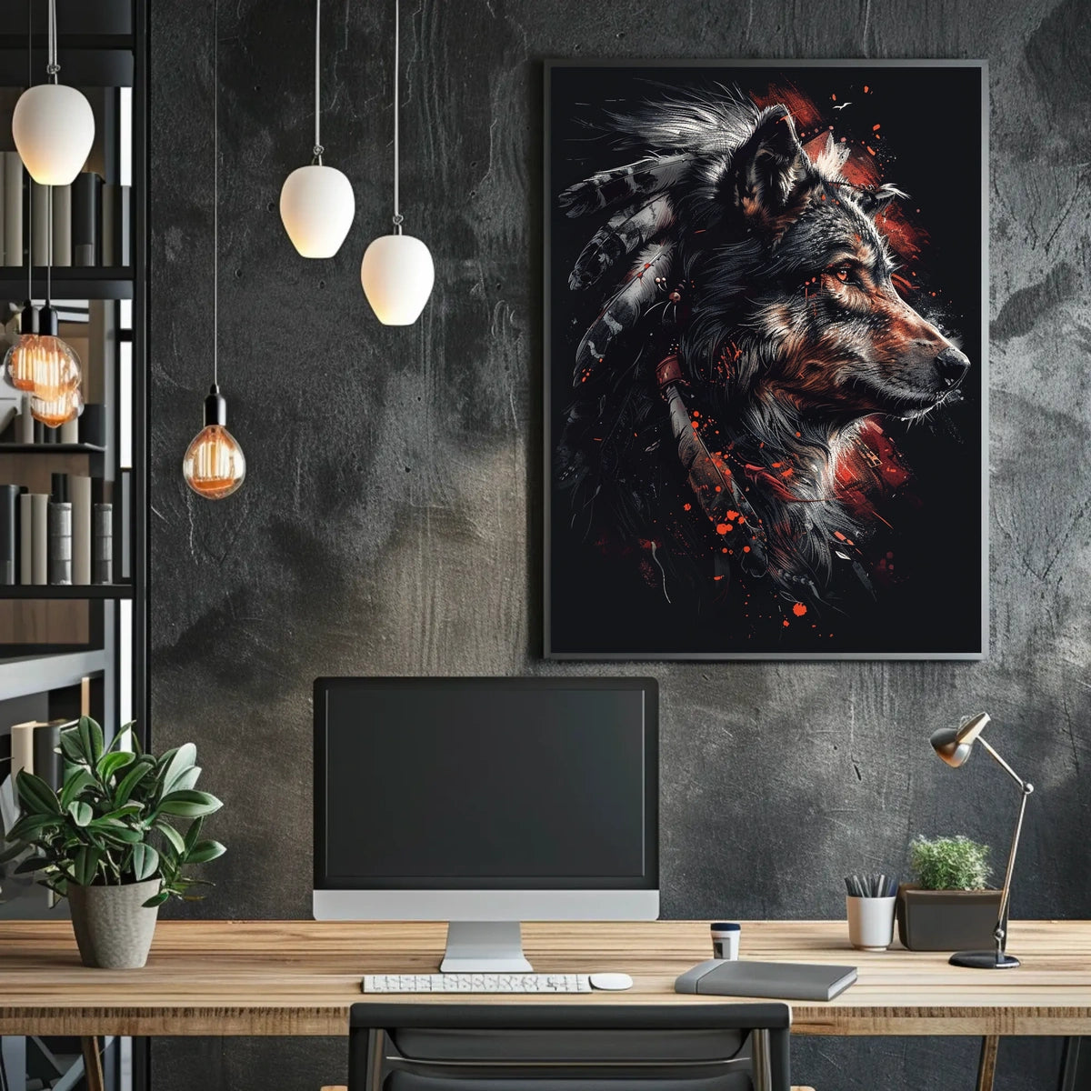 Spirit Of The Wolf Poster