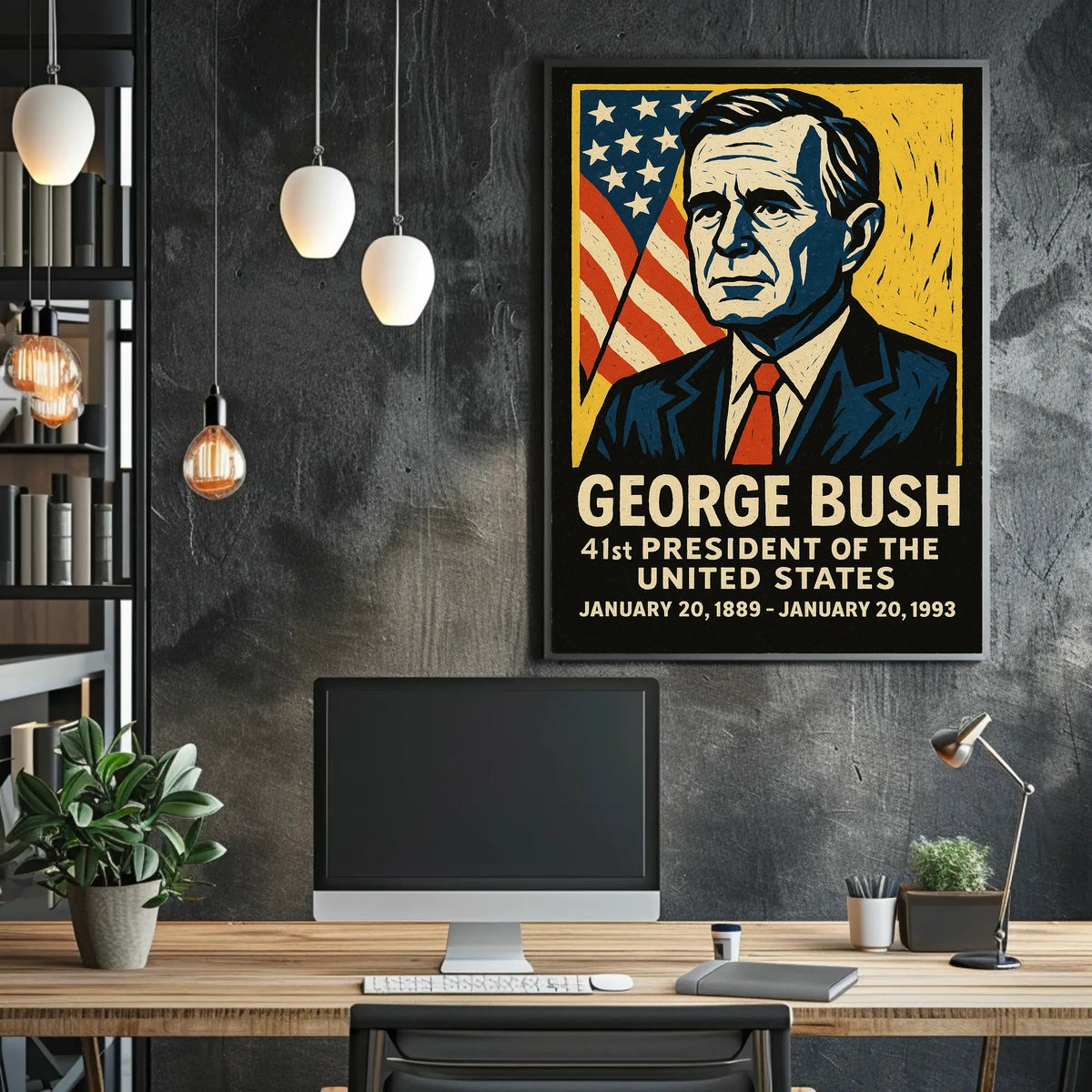 George Bush 41st President Poster