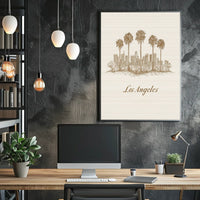 Los Angeles Skyline Poster