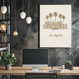 Los Angeles Skyline Poster