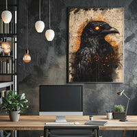 The Enigmatic Raven Poster