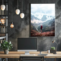 Majestic Mountain View Poster