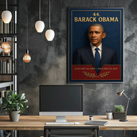 Barack Obama 44th President 3d Poster PosterGoat