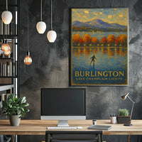 Burlington Lake Champlain Lights Poster