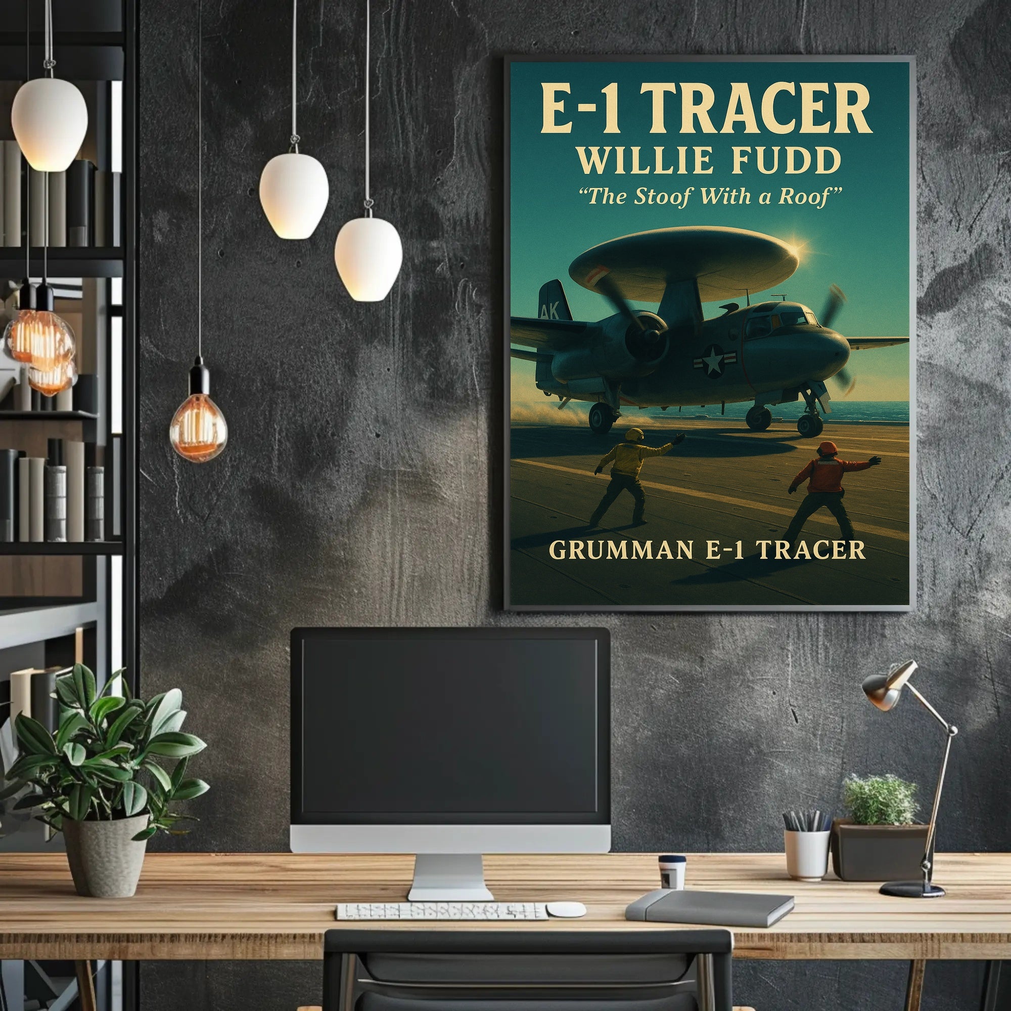 Grumman E-1 Tracer Military Recruitment Poster